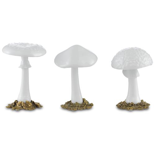 Dreamland Mushrooms on Bronze (Set of 3)