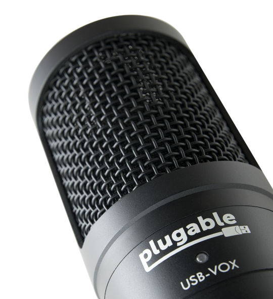 Close up of microphone 