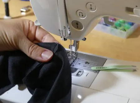 How to Sew Over Seams with a Narrow Hemmer Foot