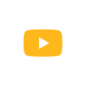YouTube play button icon in yellow and white.