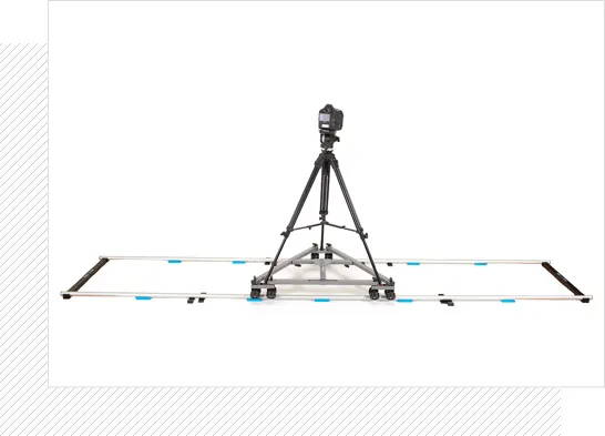 PROAIM 12ft Straight Aluminum Camera Dolly Track, ⌀ 32mm