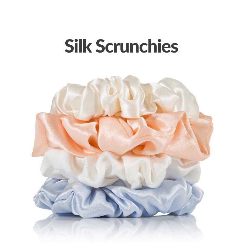 silk scrunchies