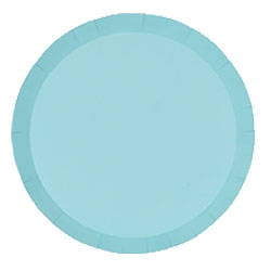 Round pastel blue paper plate. Shop all pastel blue party supplies.