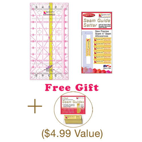 1-Guidelines Ruler Perfect4Pattern Set by Guidelines4Quilting