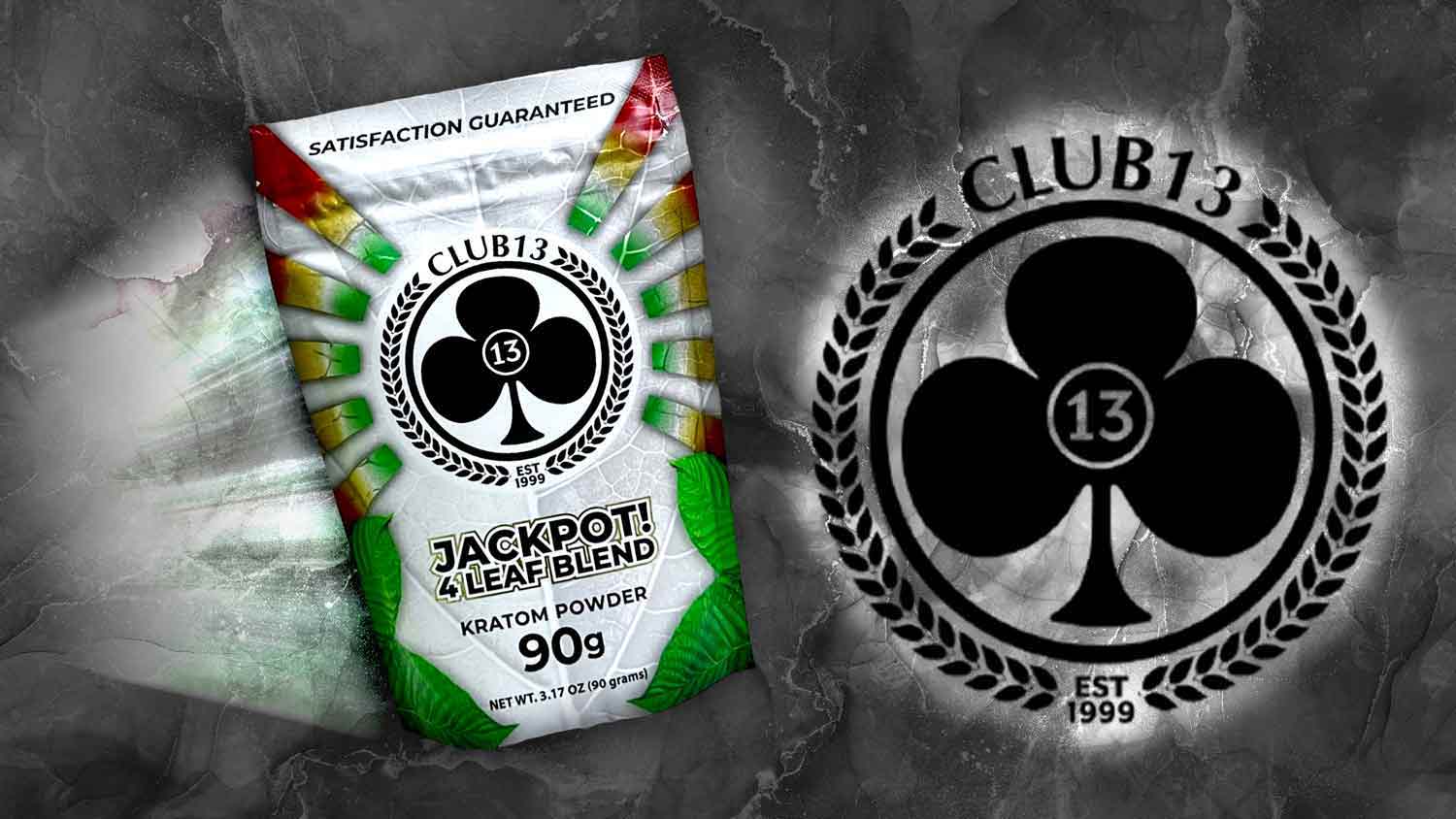  Club 13 Kratom Powder Jackpot 4 Leaf Blend