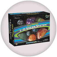 Image of glowing 3D solar system science kit. Shop all science kits.