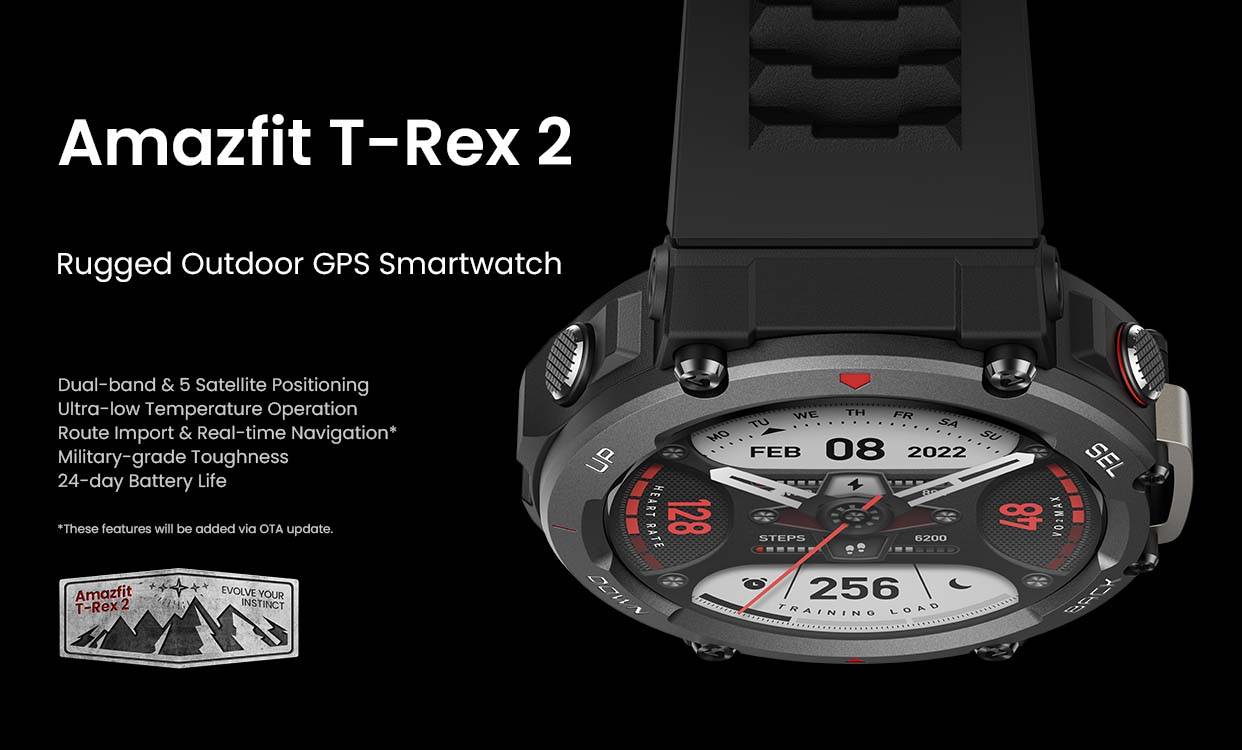 Buy Amazfit T-Rex 2 Smart Watch @ ₹15,999.00 | Amazfit Official