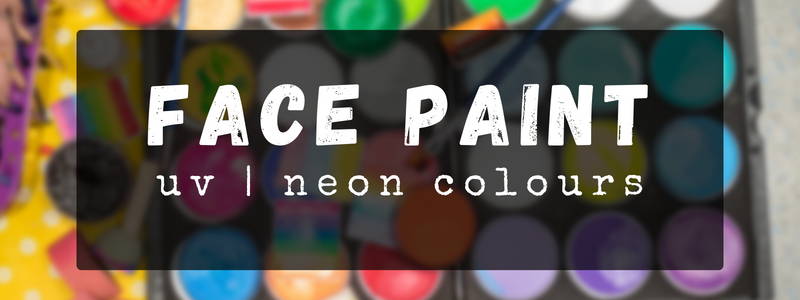 Face Paint & Body Paint - Neon UV Face Body Paint Colours - Face
