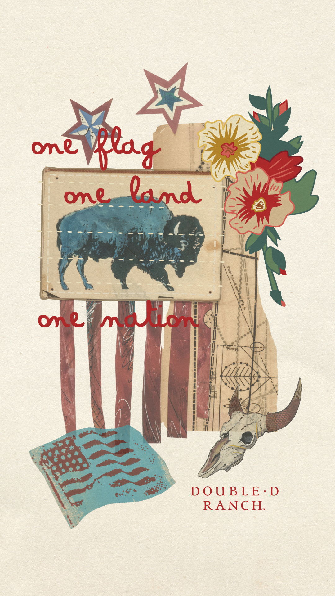 American Tapestry Tee Phone Background