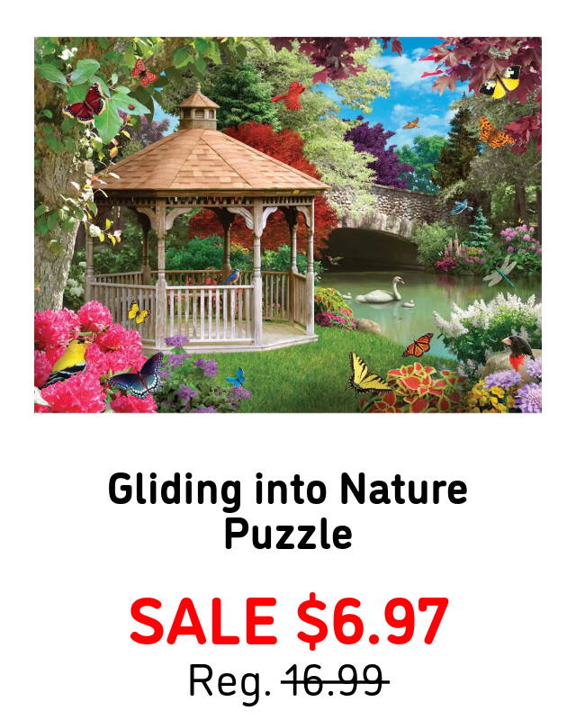 Gliding into Nature Puzzle - Sale $6.97. (shown in image),