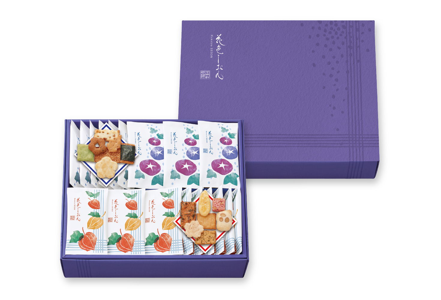 しおんページ まとめ商品 花色しおん 夏 – 中央軒煎餅