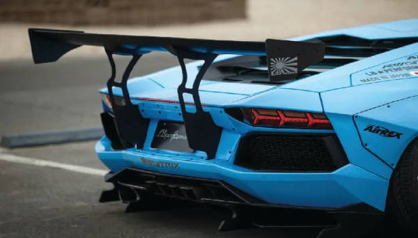 lamborghini with armytrix exhaust system