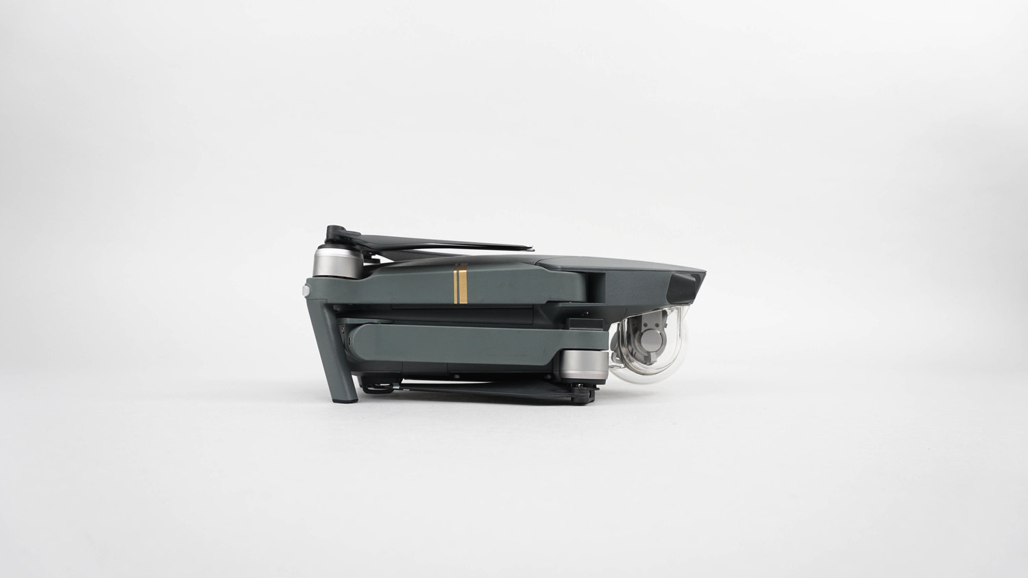 The Mavic can be folded down to fit in the palm of your hand 