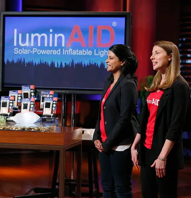 Ann and Andrea, co-founders on Sharktank.
