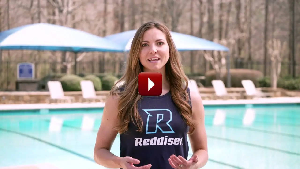 Woman from Reddiset at a pool describing female swimsuit styles