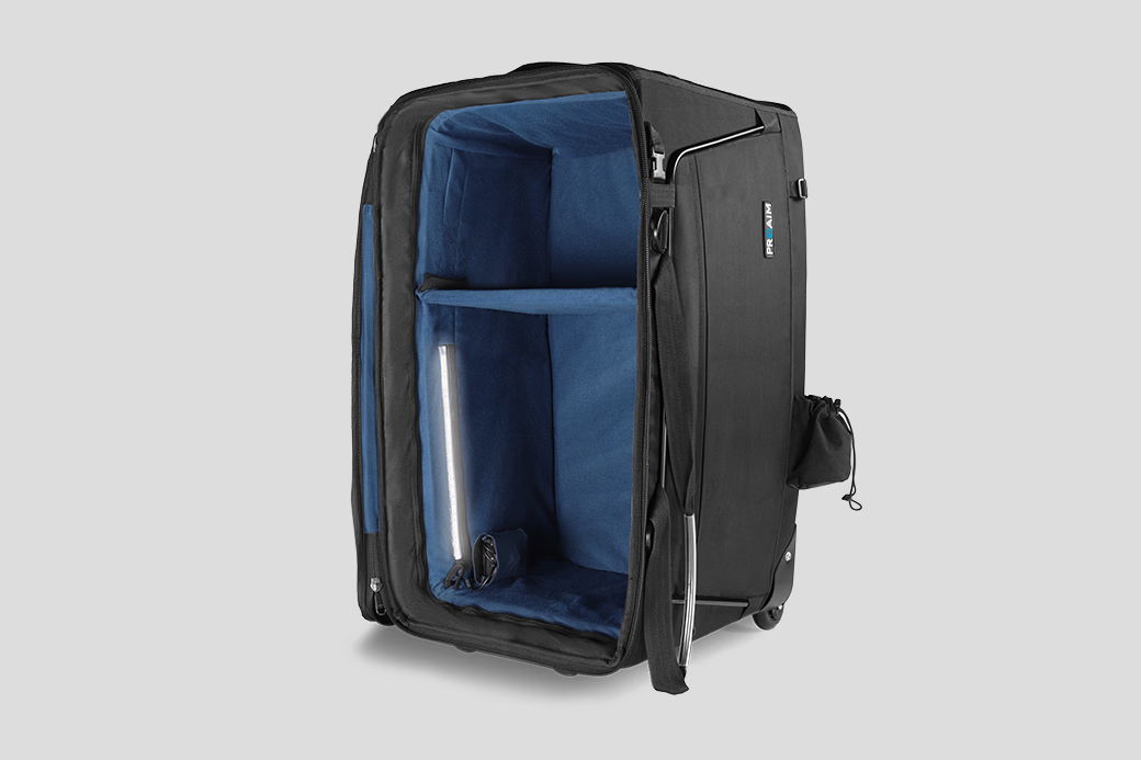 Proaim Cine Cube Mobile Audio Workstation Bag | Trolley System with Outdoor Wheels