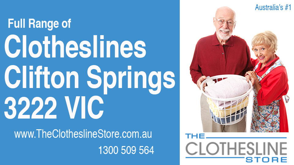 New Clotheslines in Clifton Springs Victoria 3222