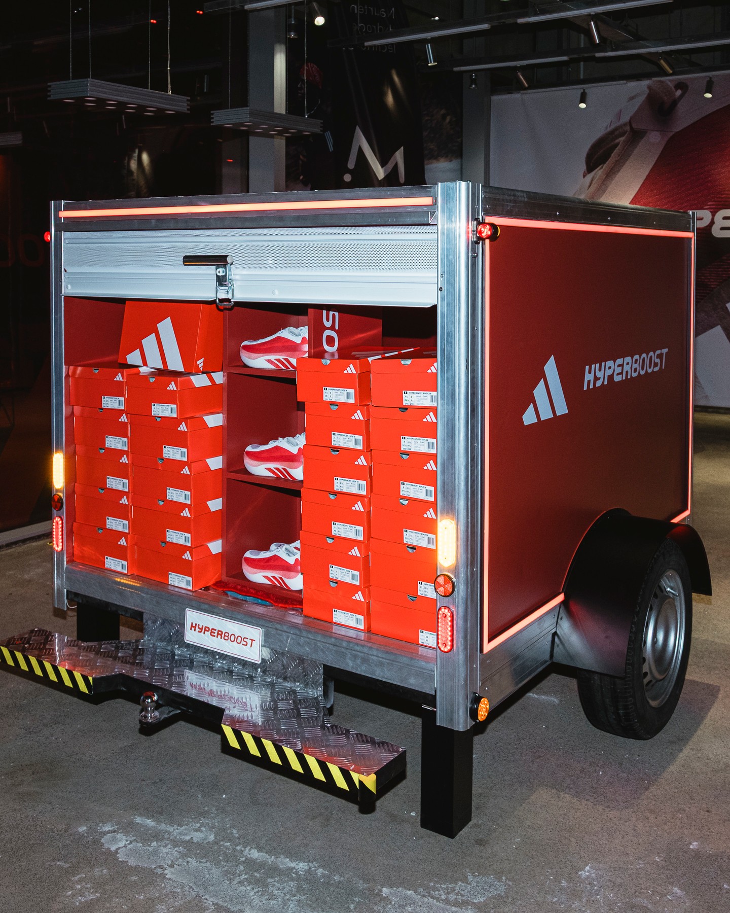 adidas Hyperboost Edge Test Station at FRAME RUN CLUB Saturday Long Run
