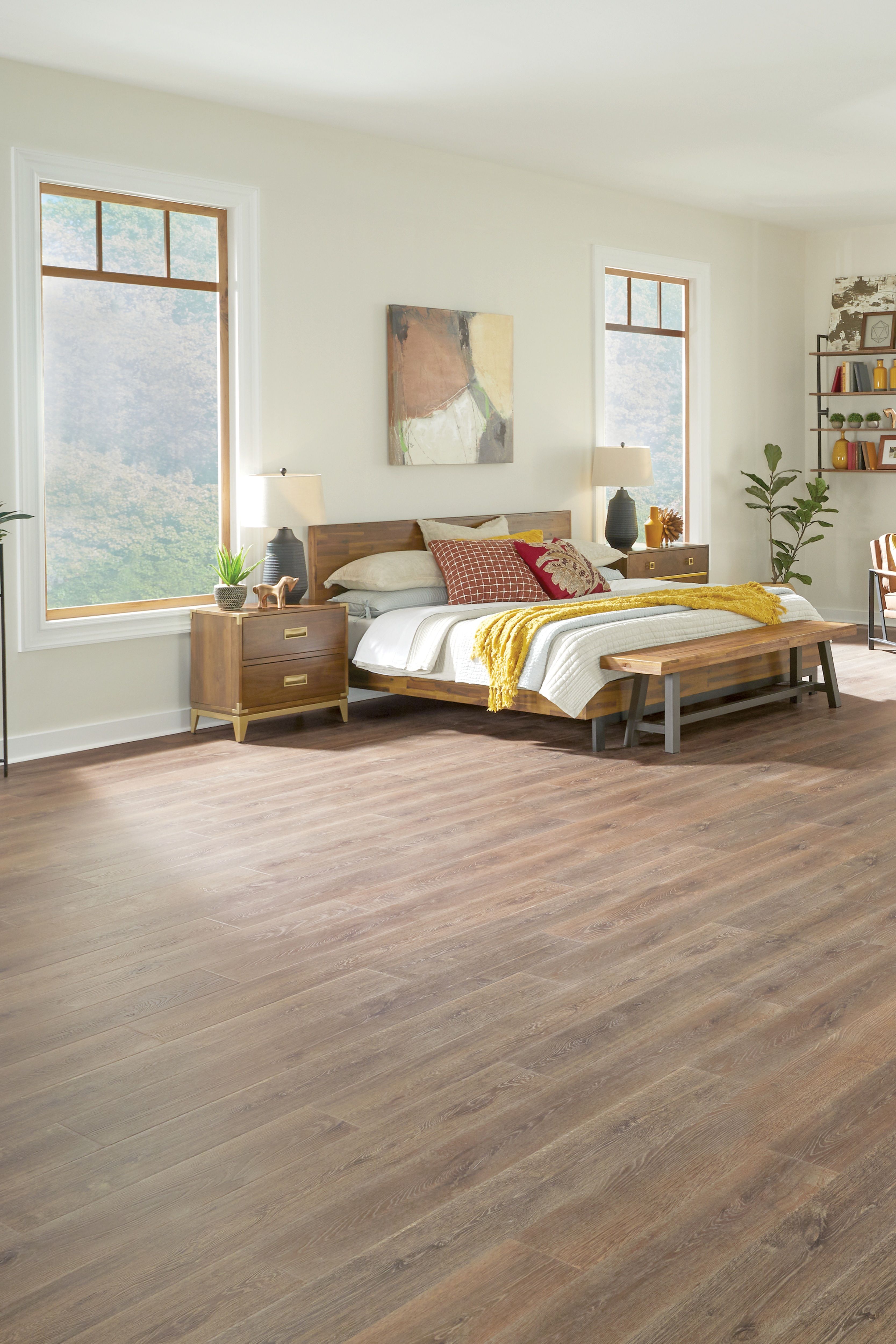PureTech floors in bedroom