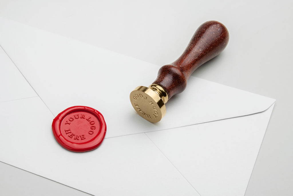 Custom logo wax seal stamp