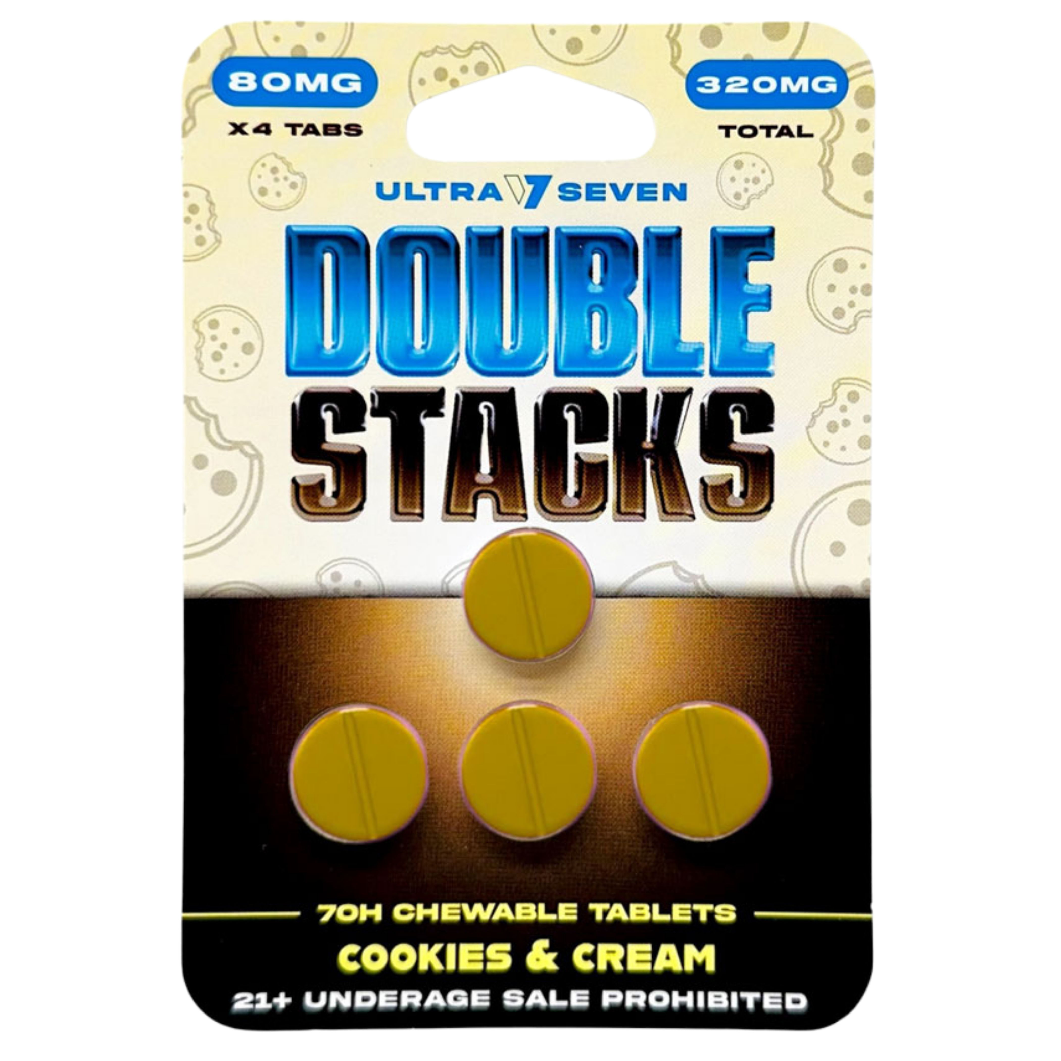 Chewable tablets packaging labeled 