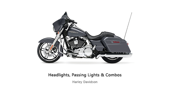 Harley Davidson Headlights, Passing Lights and Combos