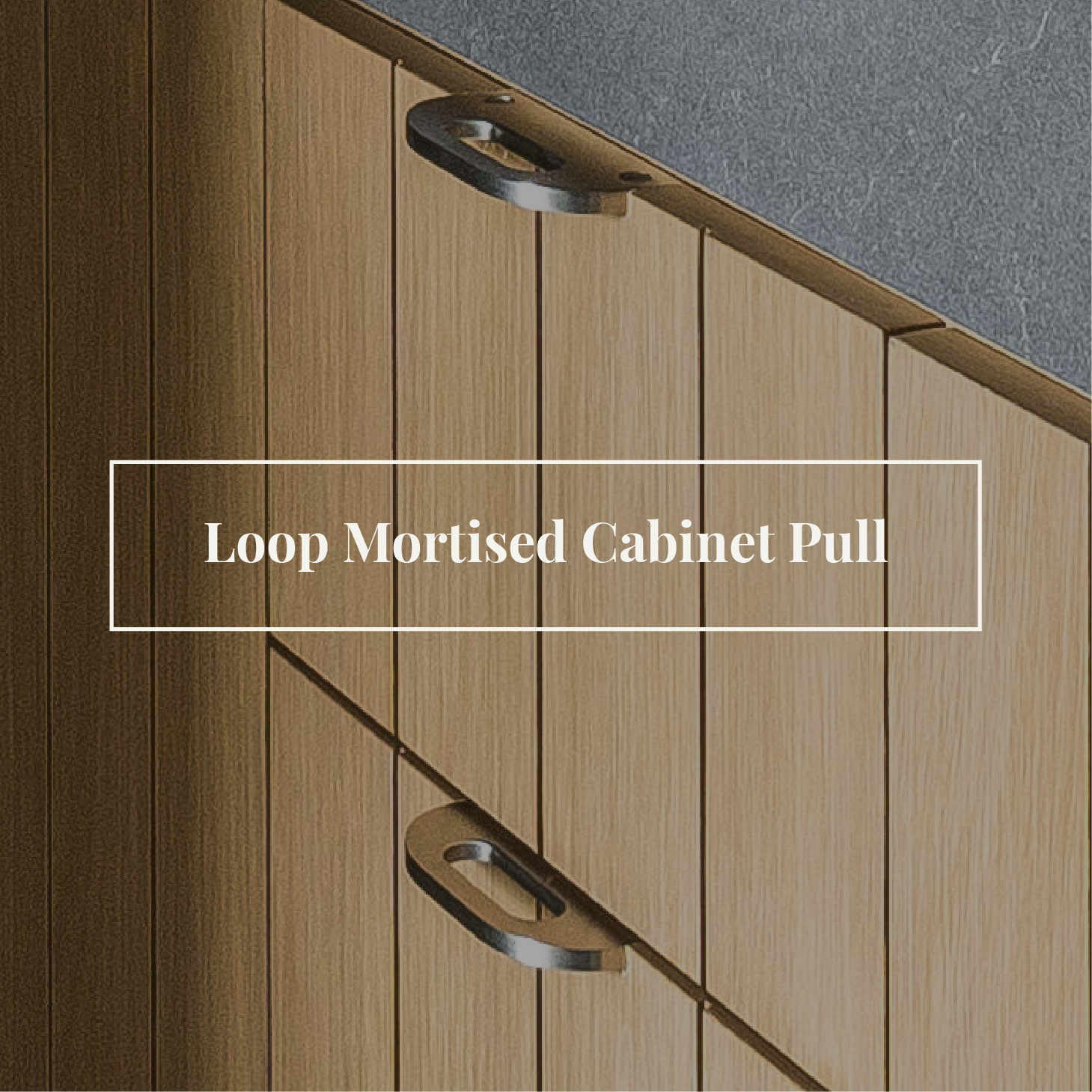 Loop Mortised Cabinet Pull