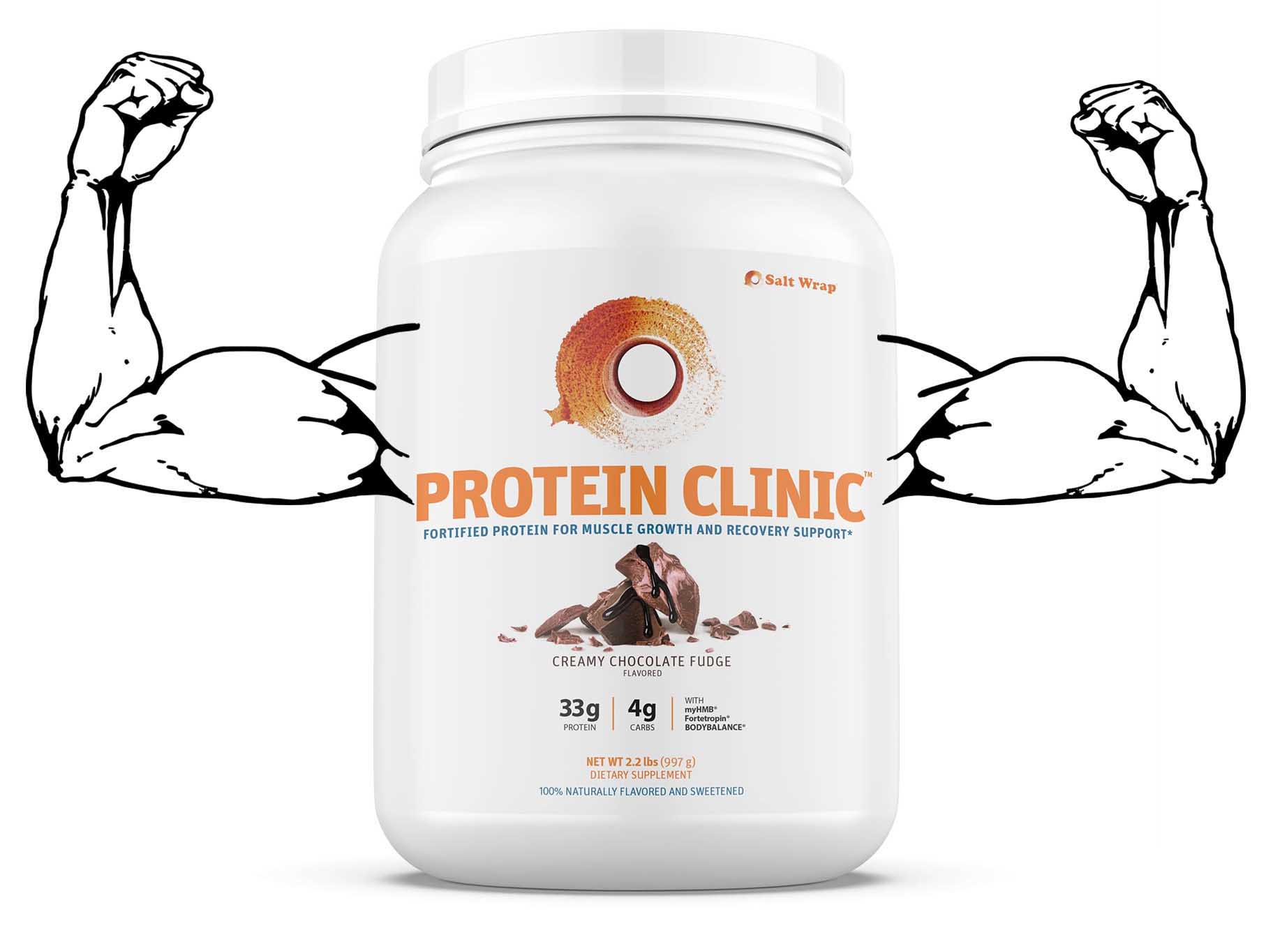 Protein Clinic for natural muscle growth and recovery
