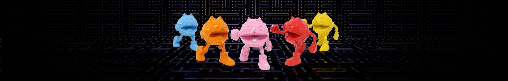 Pac-Man Geist Stimmungslicht – Farbwechsel, Silikon, 9,9 Cm – Offiziell Lizenziert, Mit Touch-Sensor