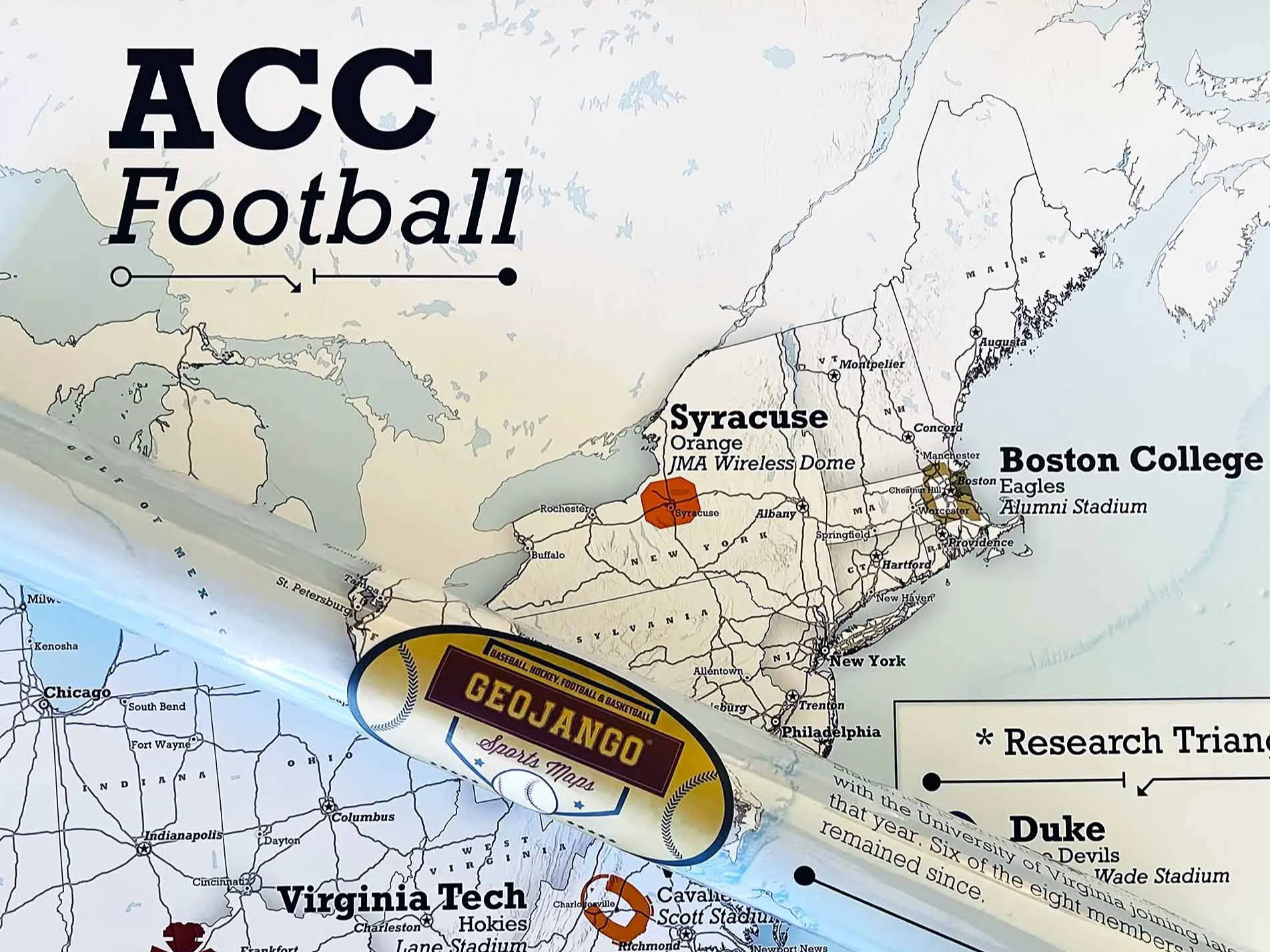 acc college football poster