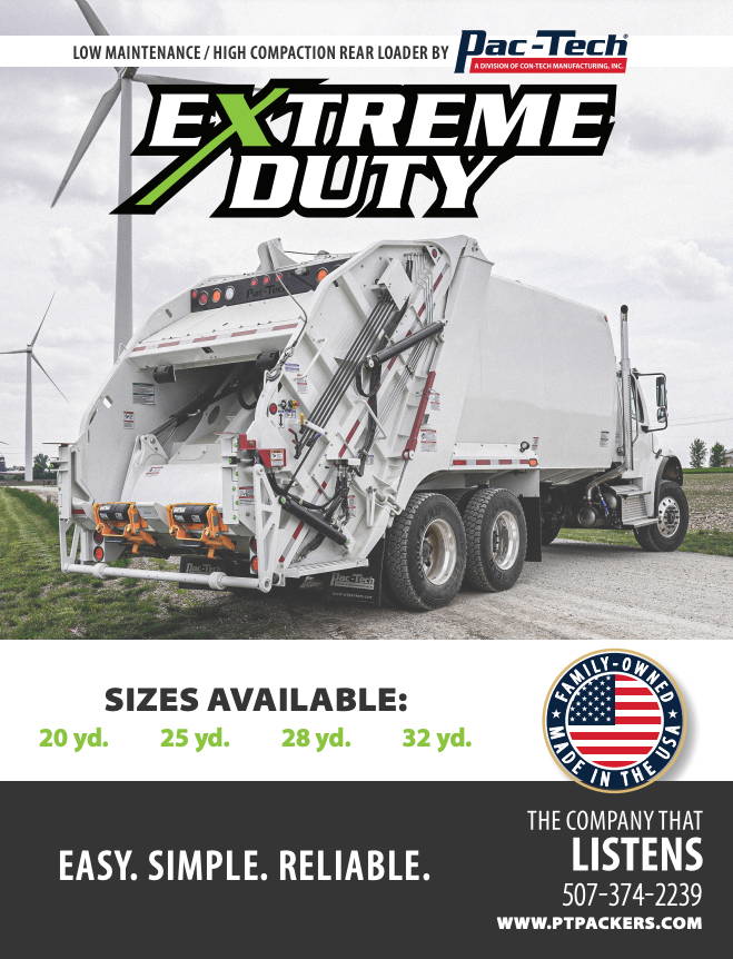 Extreme Duty Rear Loader Garbage Truck