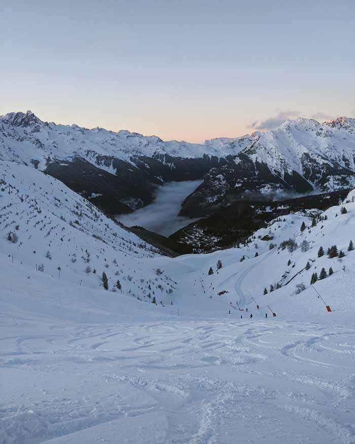 Ski and snowboard at L'Alpe d'Huez, France, Ski Resort