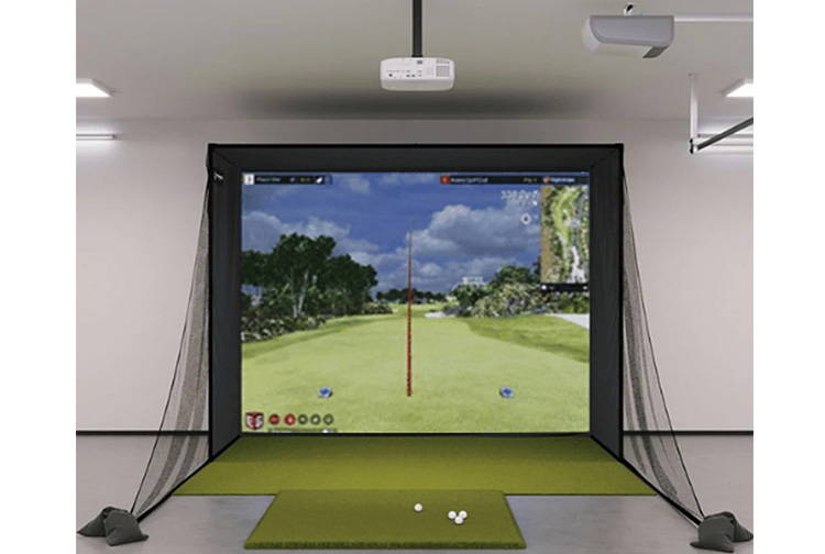 FlightScope Mevo+ SIG complete golf simulator setup
