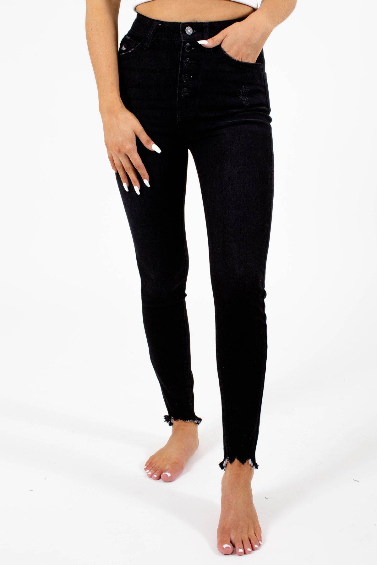 Women's Black Skinny Jeans