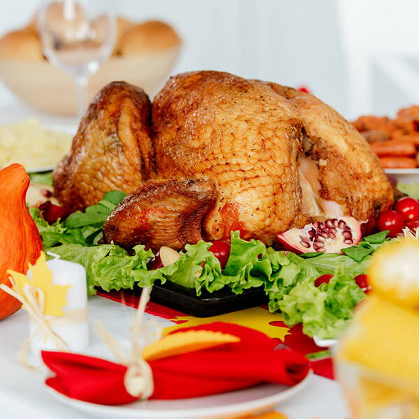 High Quality Organics Express Thanksgiving Turkey centerpiece