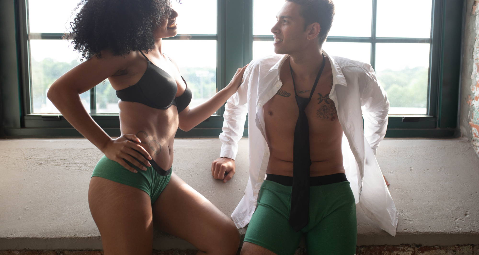 Sexy underwear for men and women modal cotton underwear couple