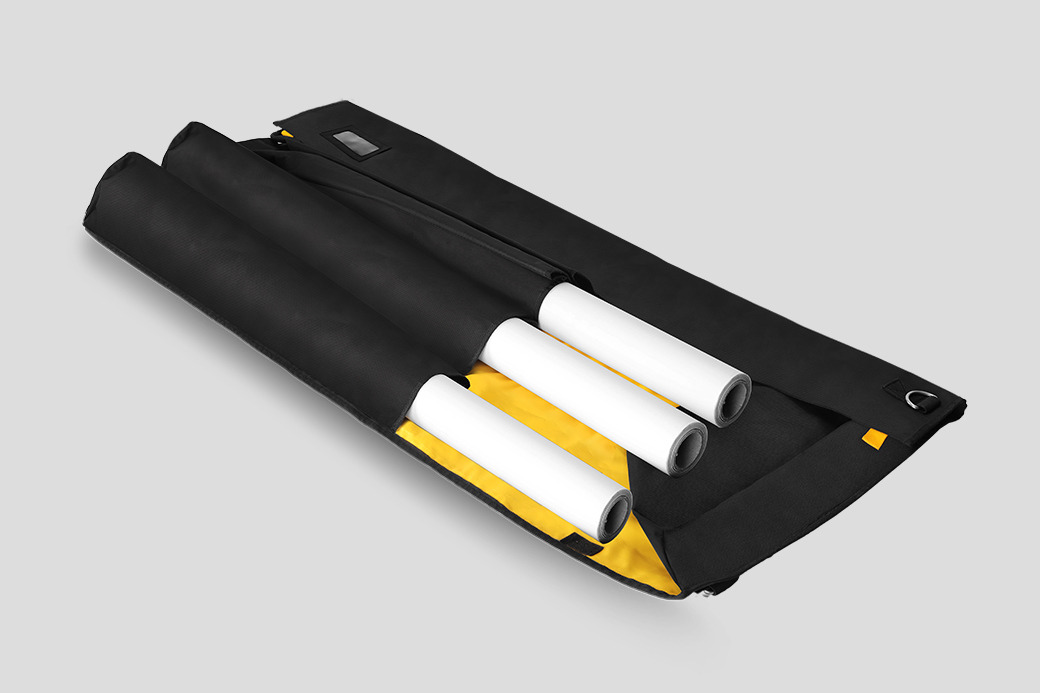 Proaim Cube Bag for Lighting Gel Filter Rolls | For Camera Assistants, Grips & Photographers