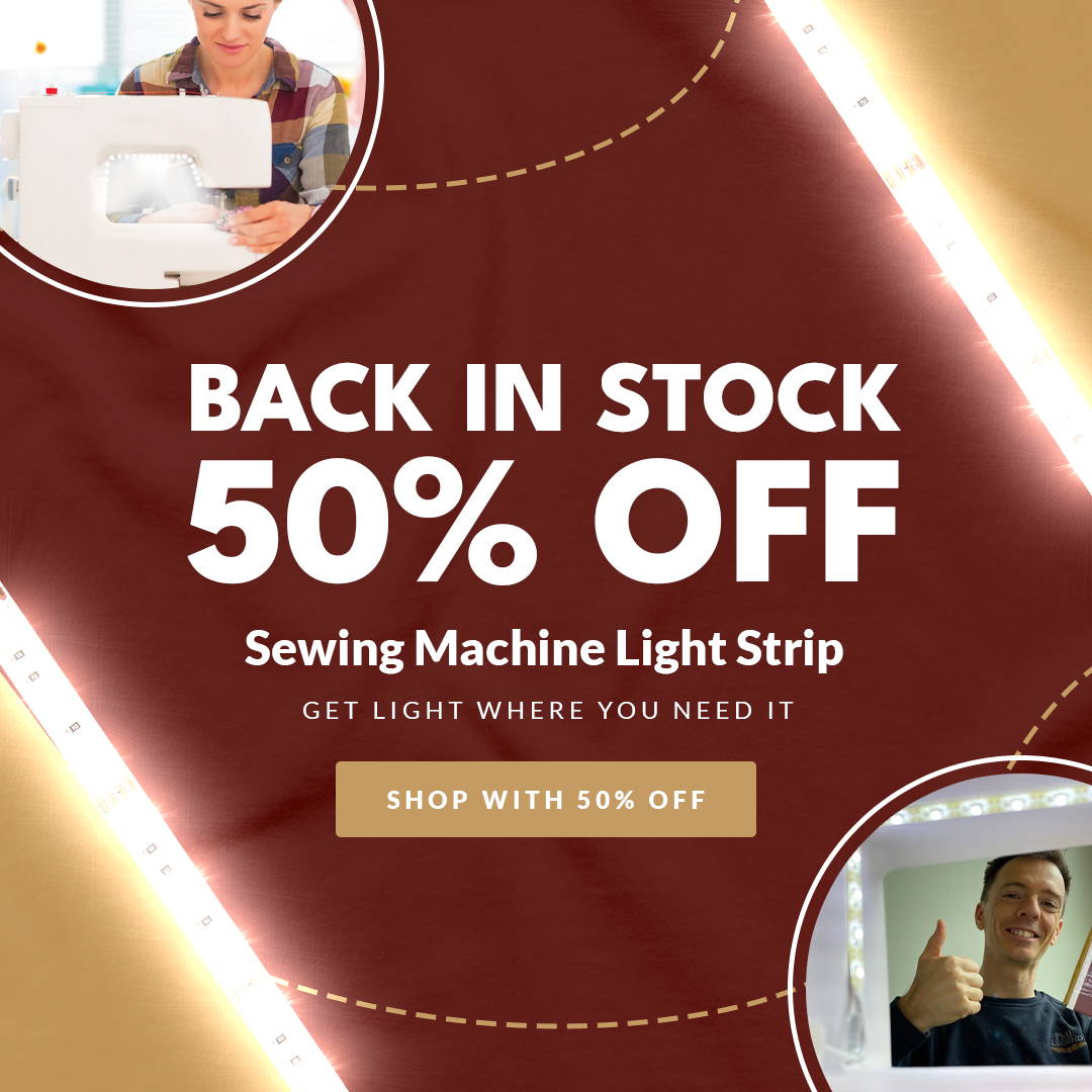 Sewing Machine Light Strip - Back in stock – MadamSew