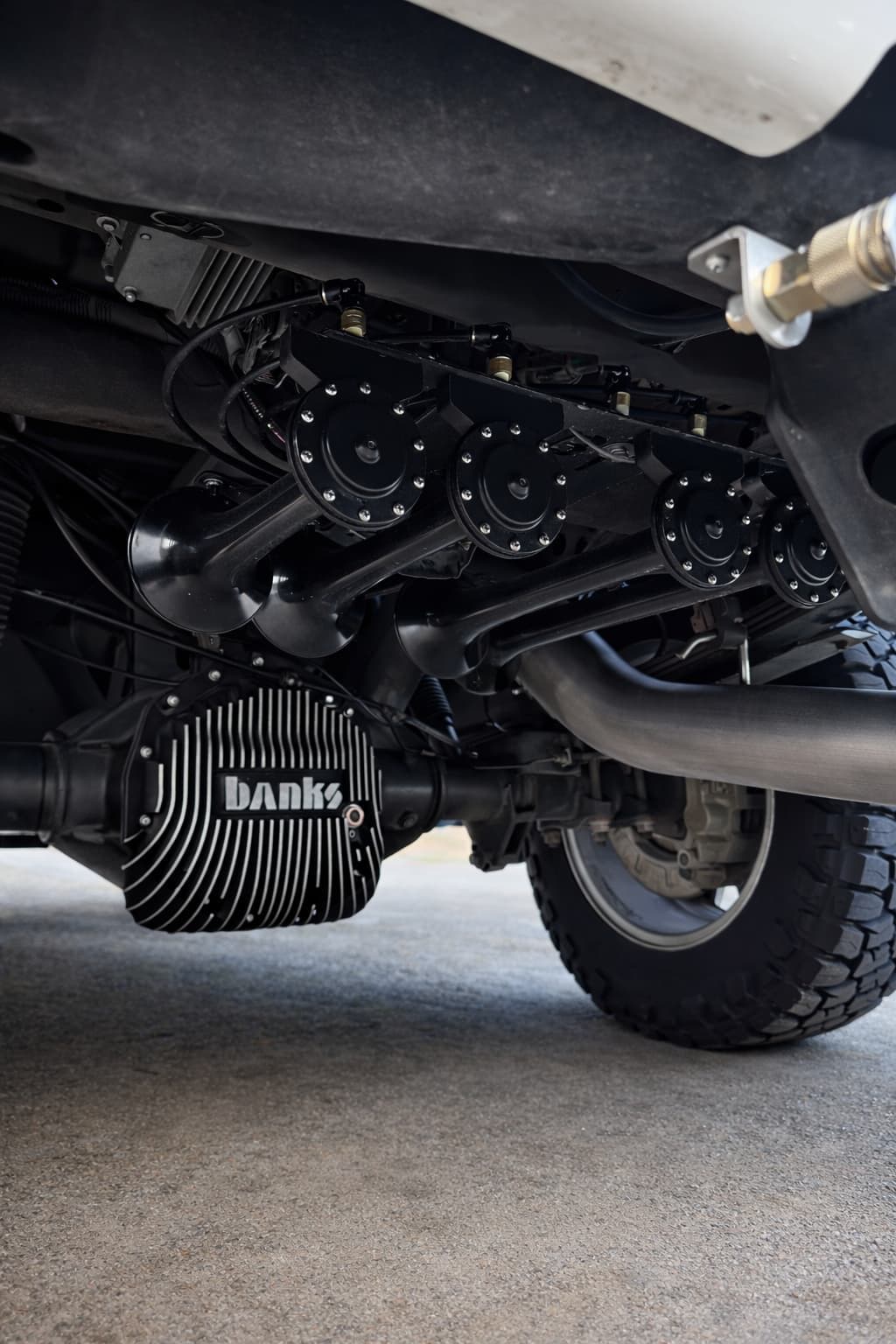 John's 2017 GMC Sierra 2500 Train Horn Install with Conductor's Special 844 Nightmare Edition