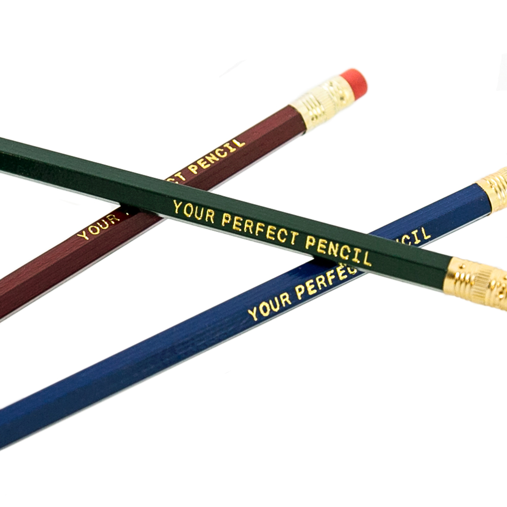 Custom Pencil Dark Green maroon navy