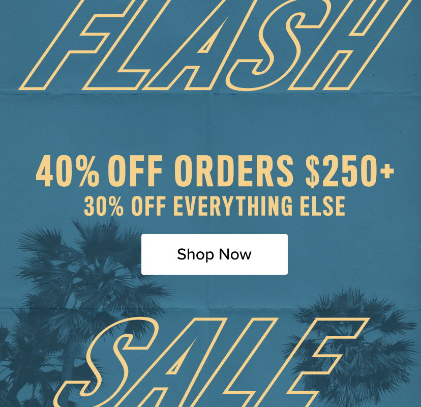 Promotional image for a flash sale with discounts.