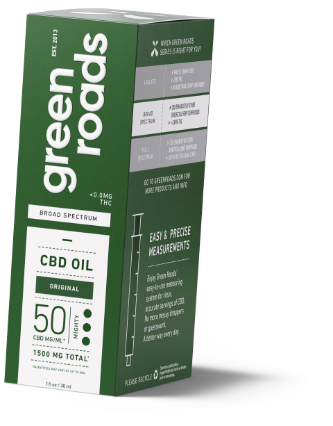 green roads cbd oil box