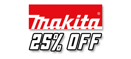 Makita logo with text 