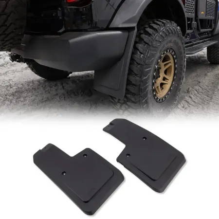 IAG I-Line Rear Only Mud Flap Set for 2021+ Ford Bronco