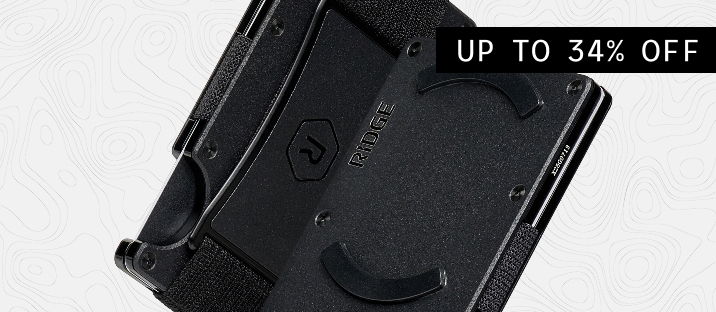 Black item with a discount banner stating 