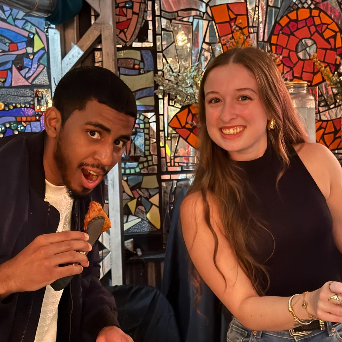 Scent Fill employees at party smiling