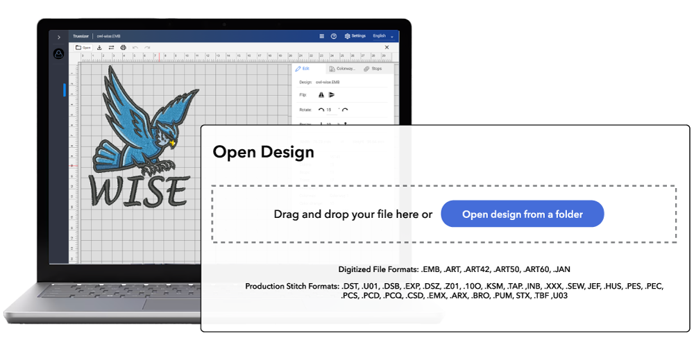 Truesizer interface