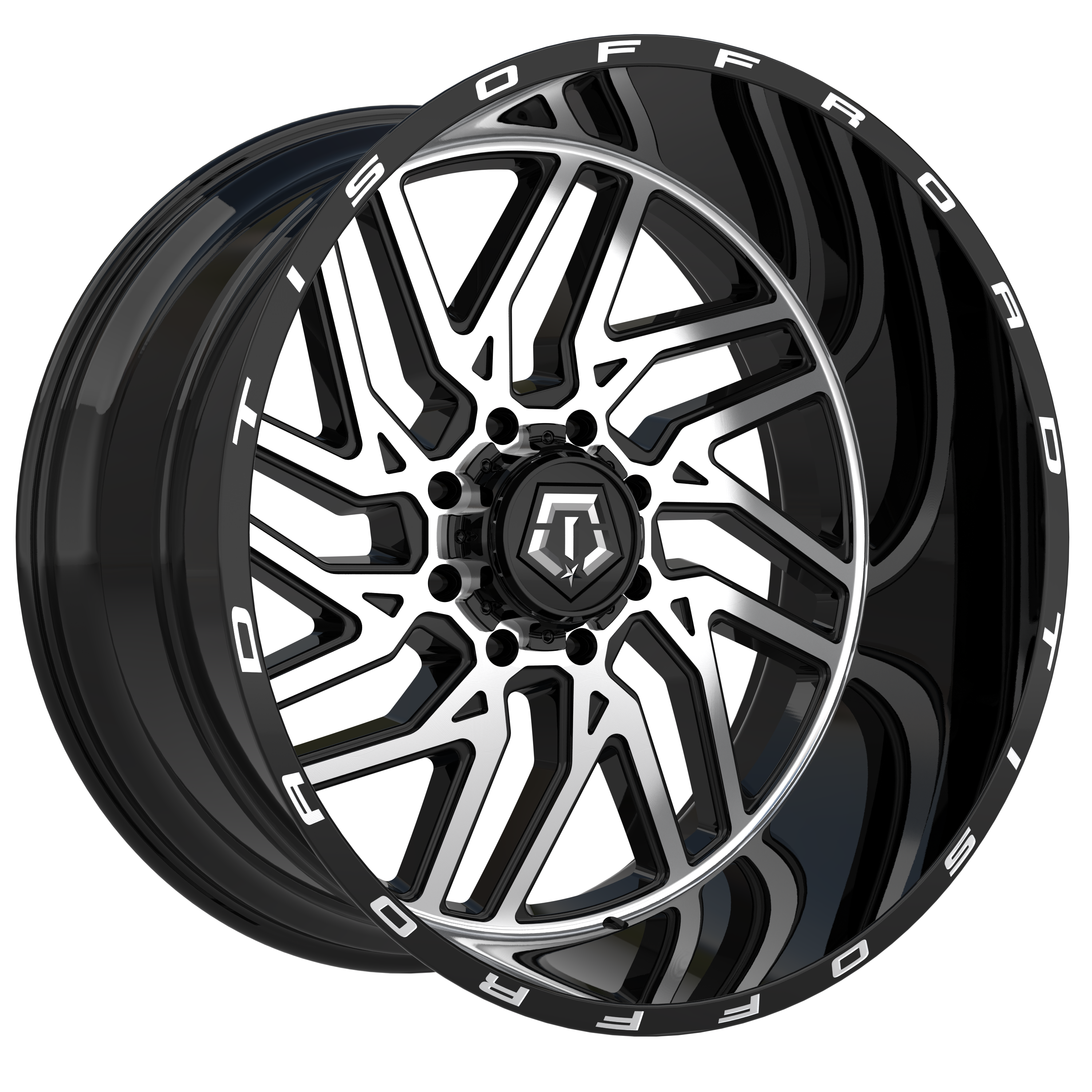 Machined Black TIS544 Wheels for Sale