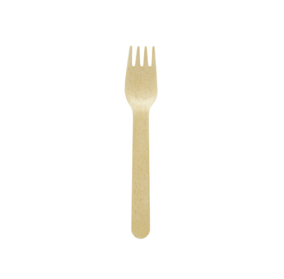 A wooden fork