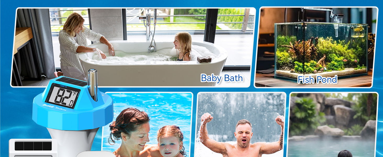 Collage of relaxing water activities and wellness experiences.